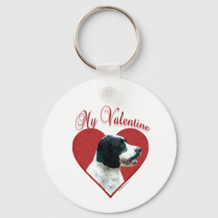 Mein Englisch Springer Spanisch Valentine Schlüsselanhänger