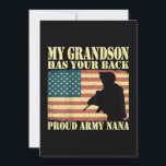 Mein Enkel hat deinen Rücken - eine Oma der stolze Einladung<br><div class="desc">Mein Enkel hat deinen Rücken - die stolze Armee Nana Oma.</div>