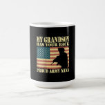 Mein Enkel hat deinen Rücken - eine Oma der stolze Kaffeetasse<br><div class="desc">Mein Enkel hat deinen Rücken - die stolze Armee Nana Oma.</div>