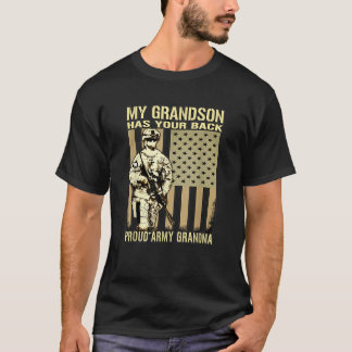 Mein Enkel hat Ihre verdeckte, stolze Armee, Großm T-Shirt