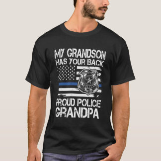 Mein Enkel hat Ihren verborgenen, stolzen Polizeib T-Shirt