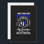 Mein Enkel ist ein Geschenk für Polizeibeamte. Einladung<br><div class="desc">Mein Enkel ist ein Geschenk für Polizeibeamte.</div>
