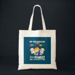 Mein Enkel ist ein Regenbogenschaf mit Familiensto Tragetasche<br><div class="desc">Mein Enkel ist ein Regenbogenschaf mit Familienstolz.</div>