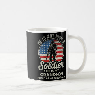 Mein Enkel ist ein Soldat Zitat Stolz Army Oma  Kaffeetasse