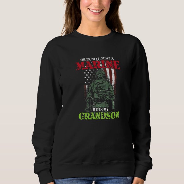 Mein Enkel ist eine Oma-Proud-Oma Sweatshirt (Vorderseite)