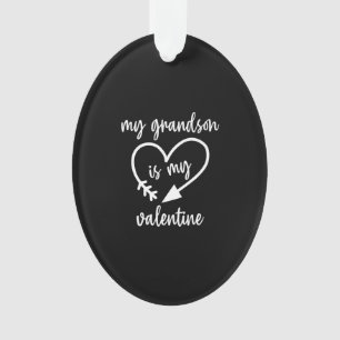 Mein Enkel ist mein Niedlicher Valentinin Ornament