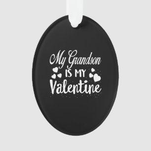 Mein Enkel ist meine Valentine Oma, die Valentine Ornament