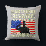 Mein Enkel, mein Soldat Hero Proud Militär Nana Kissen<br><div class="desc">Mein Enkel,  mein Soldat Hero Proud Militär Nana</div>