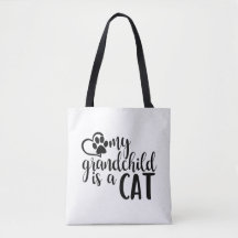 Mein Enkelkind ist eine Katzen-Tasche