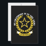 Mein Enkelsohn ist ein Geschenk der Armee Einladung<br><div class="desc">Mein Enkelsohn ist ein Geschenk der Armee</div>