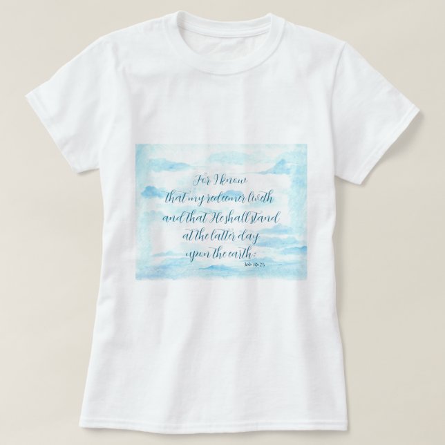 Mein Erlöser lebt T-Shirt (Design vorne)