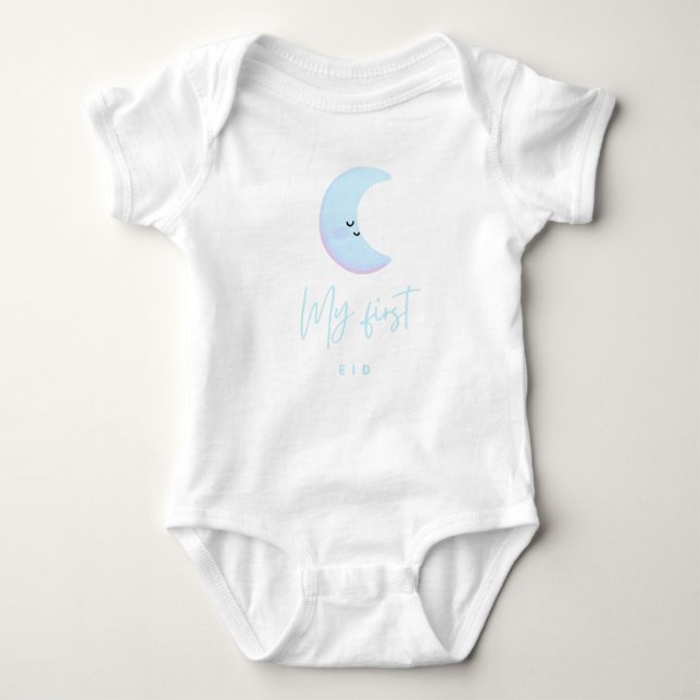 Mein erster Eid Baby Jersey Bodysuit Strampler (Vorderseite)