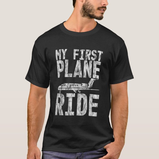 Mein erster Flugzeug T-Shirt (Vorderseite)