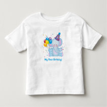 Mein erster Geburtstag Baby Elephant Baby T - Shir