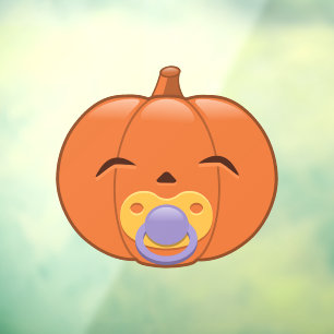 Mein erster Halloween-Schnuller Pumpkin Fensteraufkleber