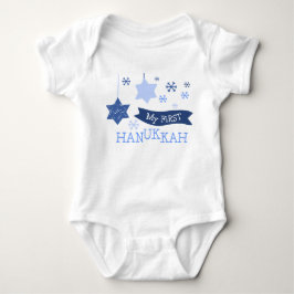 Mein erster Hanukkah-Baby-Bodysuit Baby Strampler