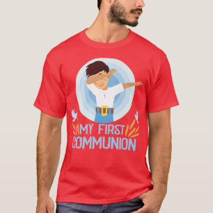 Mein erster heiliger Kommunion-Dabbing-Junge T-Shirt