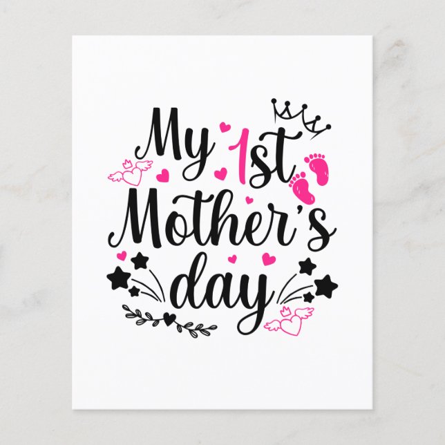 Mein erster Muttertag als Mama 2 (Vorderseite)