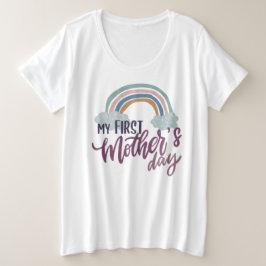 Mein erster Muttertag Große Größe T-Shirt