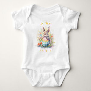 Mein erster Niedlicher Osterhase Baby Strampler