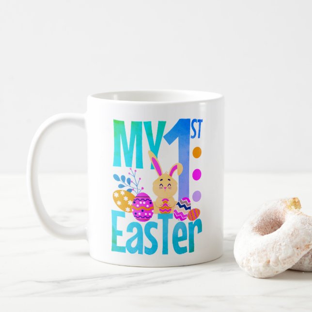 Mein erster Oster Kaffeetasse (Mit Donut)