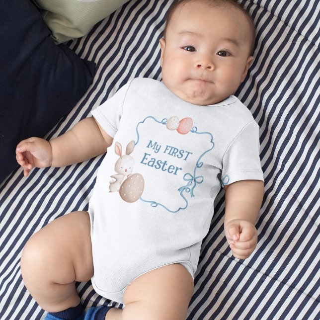 Mein erster Osterblauer Baby Strampler (Von Creator hochgeladen)