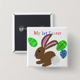 Mein erster Ostergeblasener KaninchenNAME Button