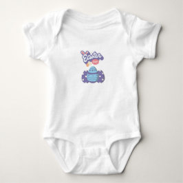 Mein erster Osterkinderanzug - Adorables Ei Baby Strampler