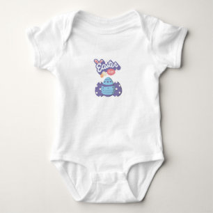 Mein erster Osterkinderanzug - Adorables Ei Baby Strampler
