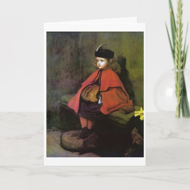 Mein erster Prediger, John Everett Millais Karte (Vorderseite)