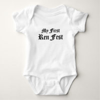 Mein erster Ren Fest Baby Renaissance Bodysuit