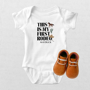 Mein erster Rodeo-Cowboy Baby Strampler