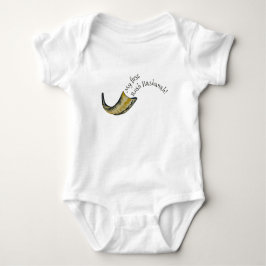 Mein erster Rosh Hashanah Shofar Baby Bodysuit Strampler