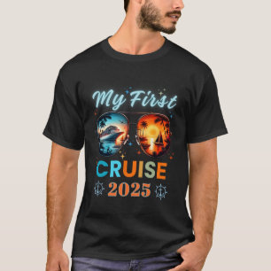 Mein erster Schifffahrt Urlaub 2025 Familienurlaub T-Shirt