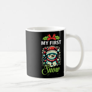 Mein erster Schnee Niedlicher Schneemann Winter We Kaffeetasse