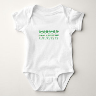 Mein erster St. Patrick's Day Baby Strampler