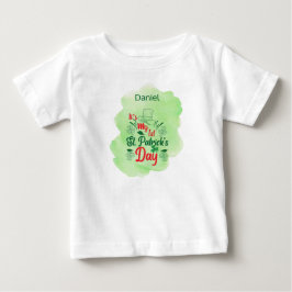 Mein erster St. Patricks Day Personalisiert Baby T-shirt