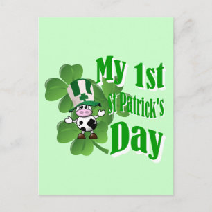 Mein erster St. Patrick's Day Postkarte
