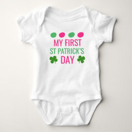 Mein erster St Patrick's Day // St Patrick's Day Baby Strampler