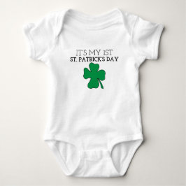 Mein erster St. Patrick's Day St. Patrick's Day Gr Baby Strampler
