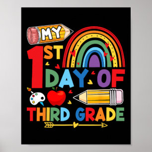 Mein erster Tag in der 3. Klasse Dritte Klasse Reg Poster