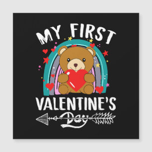 mein erster Valentinstag Magnetkarte
