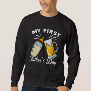 Mein erster Vatertag Witziger Vater Sweatshirt