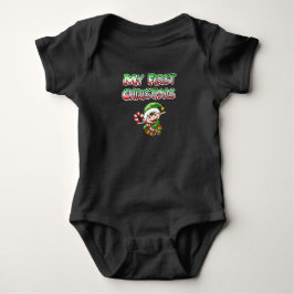 Mein erster Weihnachts-Little Elf Baby Strampler