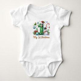 Mein erster Weihnachtsanzug Baby Strampler