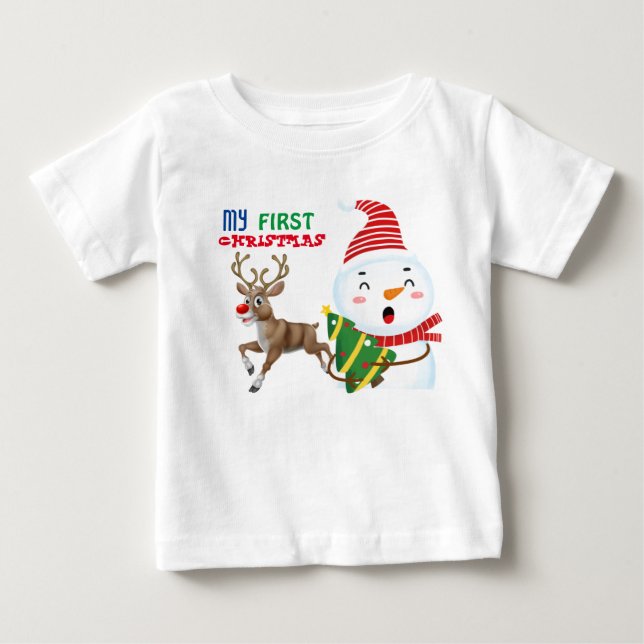Mein erster WeihnachtsbabY-T - Shirt (Vorderseite)