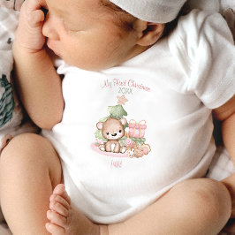 Mein erster Weihnachtskinderanzug | Benutzerdefini Baby Strampler