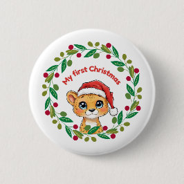 Mein erster Weihnachtsknopf Button