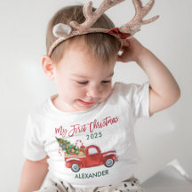 Mein erster Weihnachtslkw Candy Canes Green Red