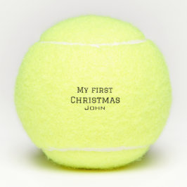 Mein erster Weihnachtsnamen männlichen Text simuli Tennisbälle